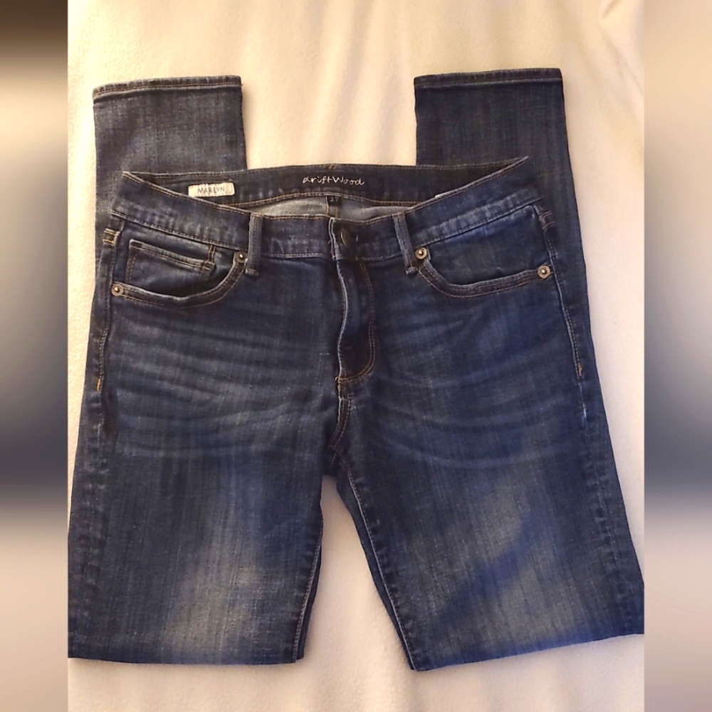 Driftwood Marilyn Skinny Jeans Women’s Size 27 Blue Denim Boho Boutique Style